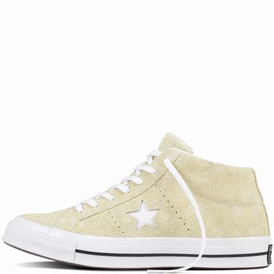 Converse One Star Cotton Candy High Tops Mens - Lemon/White/Black Shoes (171TLSCM)